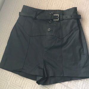 Satin bebe shorts nwot